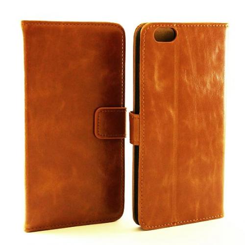 Crazy Horse Standcase Wallet iPhone 6 Plus Brandy