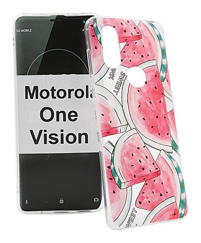 TPU Designcover Motorola One Vision