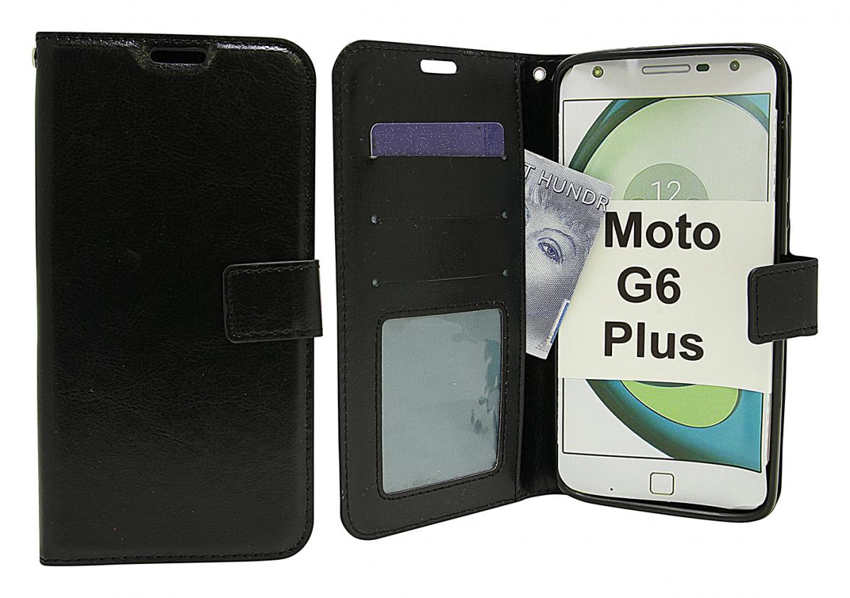 Crazy Horse Wallet Motorola Moto G6 Plus