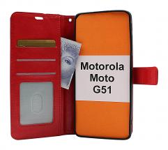 Crazy Horse Wallet Motorola Moto G51