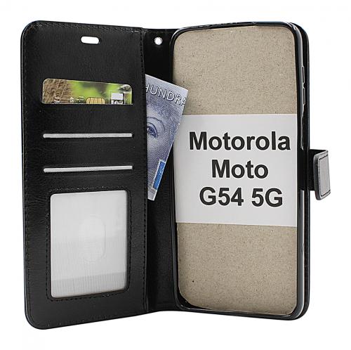 Crazy Horse Wallet Motorola Moto G54 5G