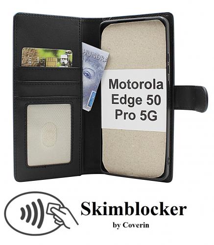 Skimblocker Motorola Edge 50 Pro 5G Magnet Mobilcover