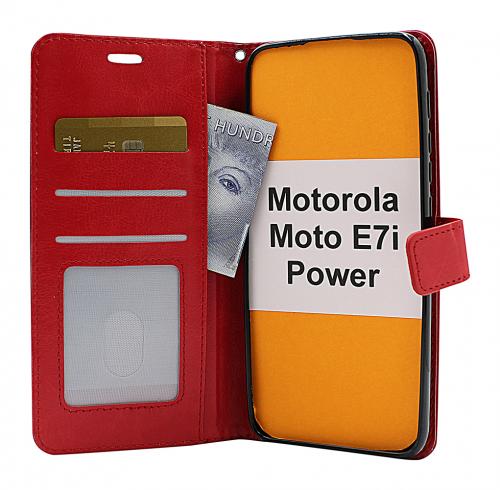 Crazy Horse Wallet Motorola Moto E7i Power