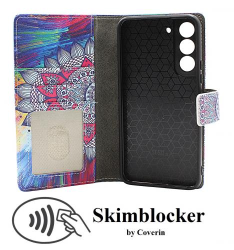 Skimblocker Samsung Galaxy S22 5G Magnet Mobilcover Design