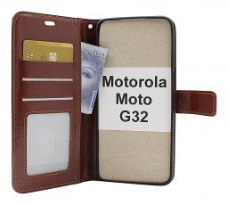 Crazy Horse Wallet Motorola Moto G32