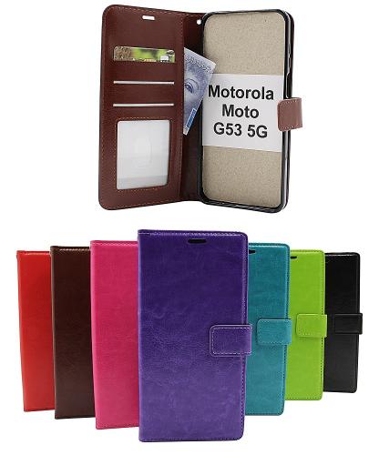 Crazy Horse Wallet Motorola Moto G53 5G