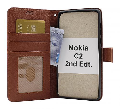 New Standcase Wallet Nokia C2 2nd Edition