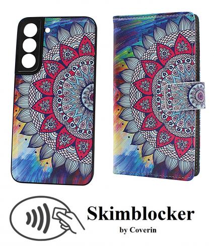 Skimblocker Samsung Galaxy S22 5G Magnet Mobilcover Design