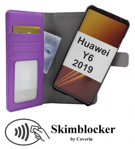 Skimblocker Magnet Wallet Huawei Y6 2019