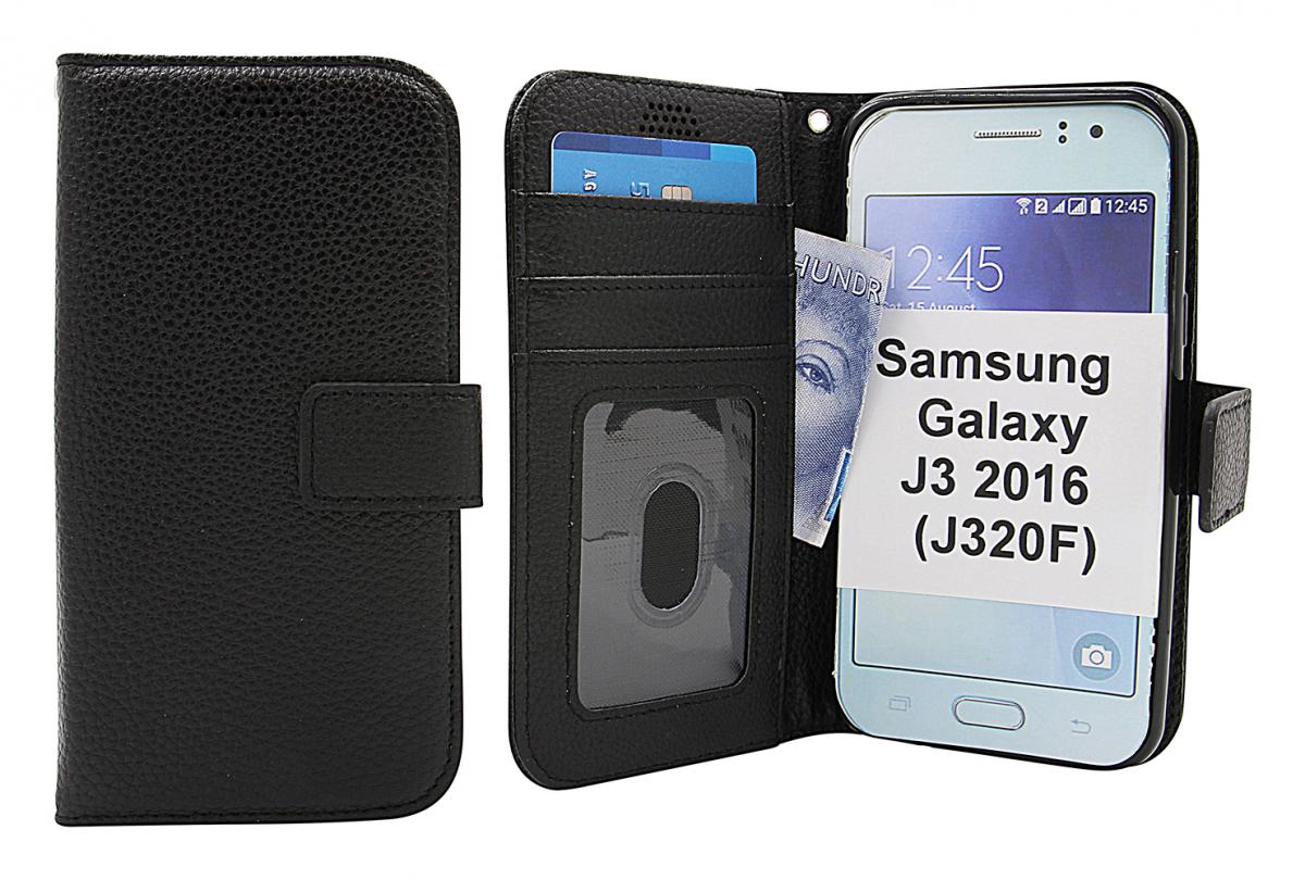 New Standcase Wallet Samsung Galaxy J3 2016 (J320F)