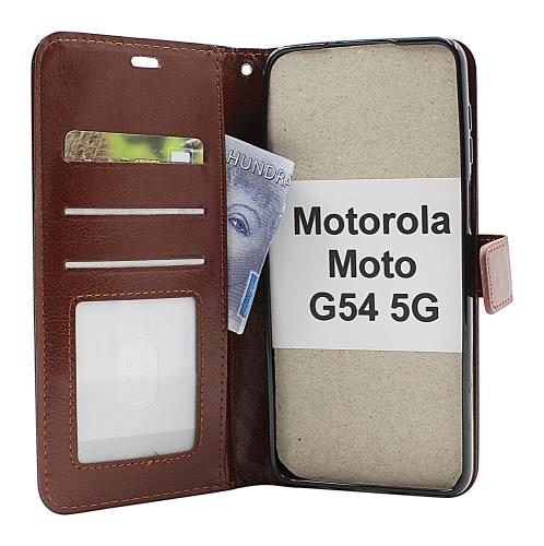 Crazy Horse Wallet Motorola Moto G54 5G