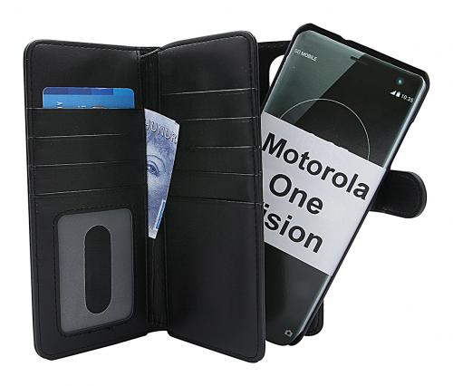 Skimblocker XL Magnet Wallet Motorola One Vision