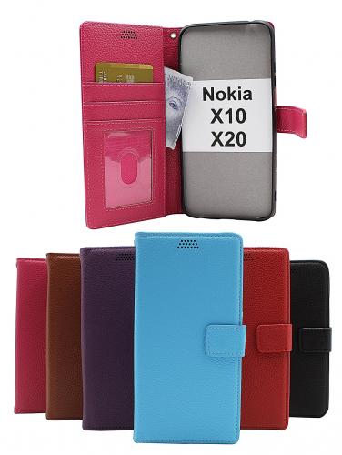 New Standcase Wallet Nokia X10 / Nokia X20