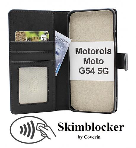 Skimblocker Motorola Moto G54 5G Magnet Mobilcover