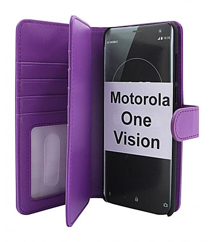 Skimblocker XL Magnet Wallet Motorola One Vision