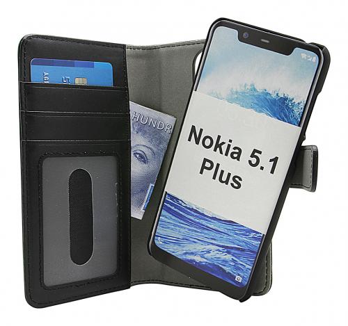 Skimblocker Magnet Wallet Nokia 5.1 Plus