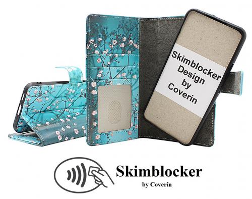 Skimblocker Samsung Galaxy S22 5G Magnet Mobilcover Design