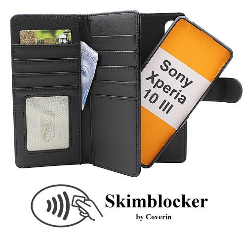 Skimblocker XL Magnet Wallet Sony Xperia 10 III (XQ-BT52)