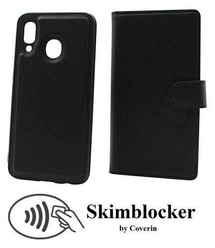 Skimblocker Samsung Galaxy A40 Magnet Mobilcover