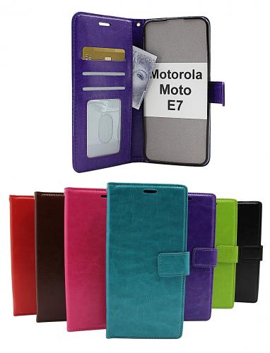 Crazy Horse Wallet Motorola Moto E7