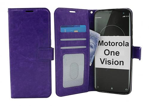 Crazy Horse Wallet Motorola One Vision