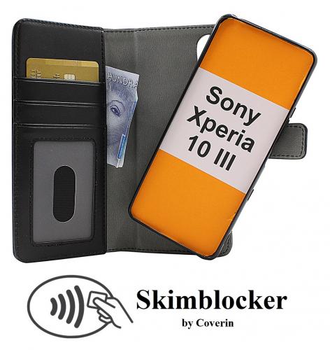 Skimblocker Magnet Wallet Sony Xperia 10 III (XQ-BT52)