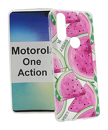 TPU Designcover Motorola One Action