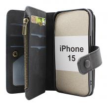 XL Snap Zipper Wallet iPhone 15