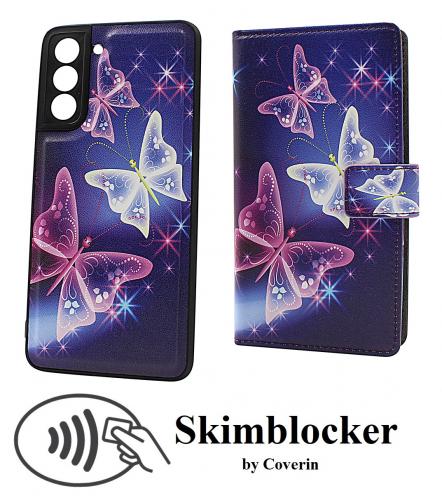 Skimblocker Samsung Galaxy S21 5G Magnet Mobilcover Design