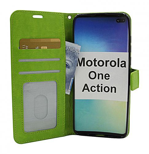 Crazy Horse Wallet Motorola One Action