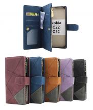 XL Standcase Luxwallet Nokia C22 / C32