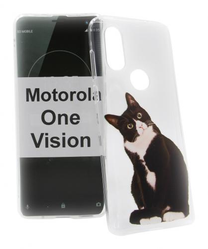 TPU Designcover Motorola One Vision