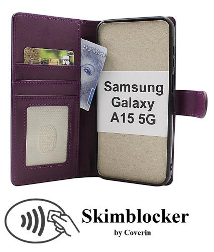 Skimblocker Magnet Wallet Samsung Galaxy A15 5G