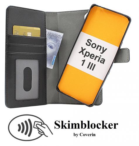 Skimblocker Magnet Wallet Sony Xperia 1 III (XQ-BC52)