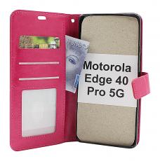 Crazy Horse Wallet Motorola Edge 40 Pro 5G