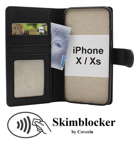 Skimblocker iPhone X/Xs Magnet Mobilcover