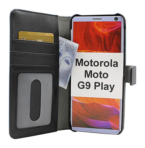 Skimblocker Magnet Wallet Motorola Moto G9 Play