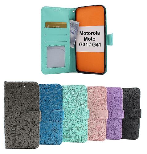 Flower Standcase Wallet Motorola Moto G31/G41