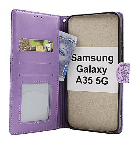 Flower Standcase Wallet Samsung Galaxy A35 5G