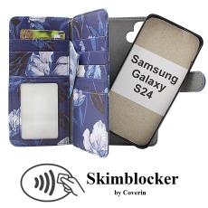 Skimblocker XL Magnet Designwallet Samsung Galaxy S24 5G (SM-S921B/DS)