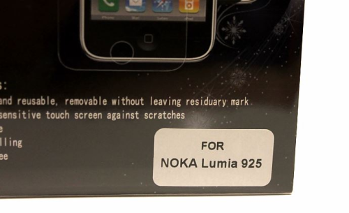 Skærmbeskyttelse Nokia Lumia 925