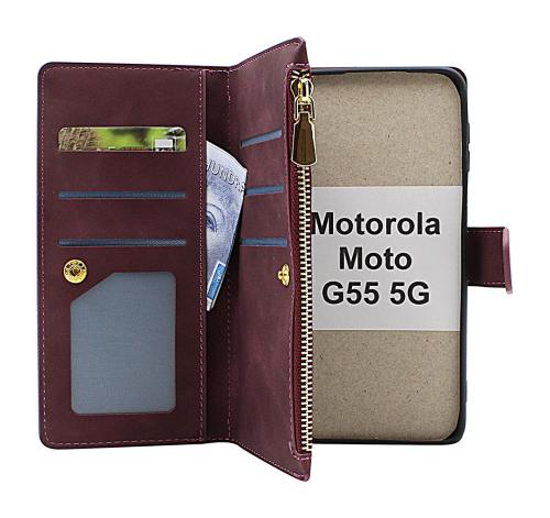 XL Motorola Moto G55 5G Luksus Mobilcover