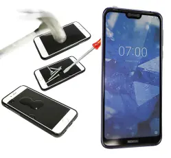 Full Frame Glasbeskyttelse Nokia 7.1