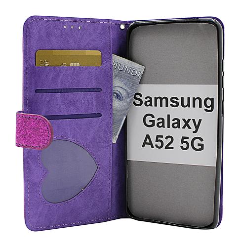 Standcase Glitter Wallet Samsung Galaxy A52 5G (A525F / A526B)
