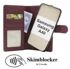 Skimblocker Samsung Galaxy A40 Magnet Mobilcover