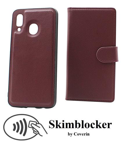 Skimblocker Samsung Galaxy A40 Magnet Mobilcover