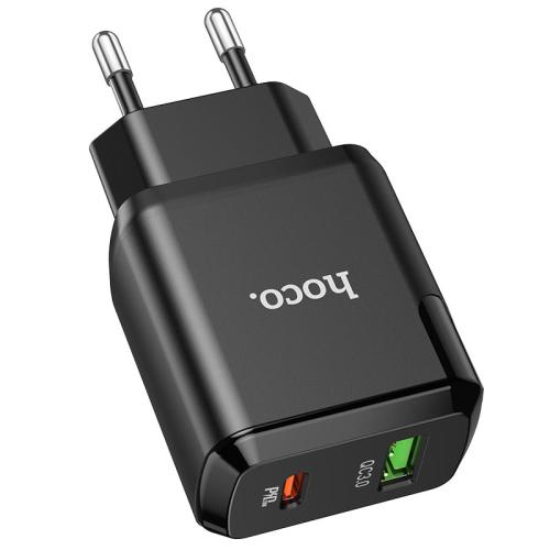 Hoco N61 Dual Lyn-oplader Vægadapter