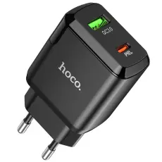 Hoco N61 / N63 Dual Lyn-oplader V&aelig;gadapter
