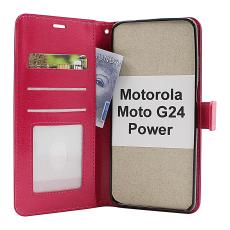 Crazy Horse Wallet Motorola Moto G24 Power