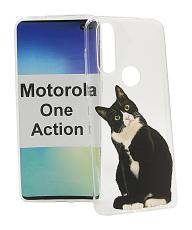 TPU Designcover Motorola One Action